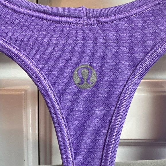 Lululemon Ebb & Flow Racerback Tank Top in Purple Size 8 - Picture 7 of 8